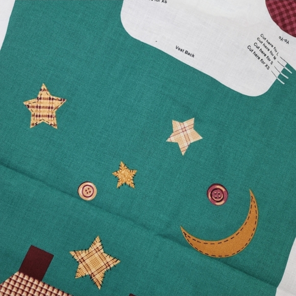 Cut & Sew Vest Fabric Panel STARRY NIGHT - Picture 5 of 16